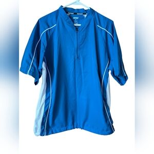 Marucci men's blue short sleeves cage jacket Size M